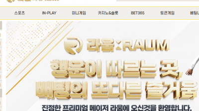 라움 먹튀 검증 완료